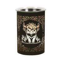 Aroma Black Highland Cow Colour Changing Electric Wax Melt Warmer Extra Image 2 Preview